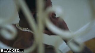 Ivy Wolfe has her first experience with a massive black cock