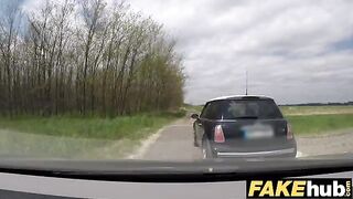 A girl was stopped by a fake cop and got screwed
