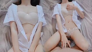 Skinny Asian teen from Thailand gets her pussy railed hard by her partner