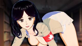 Attack on Titan - Pieck Finger 3D Hentai - cartoonesque sex scene