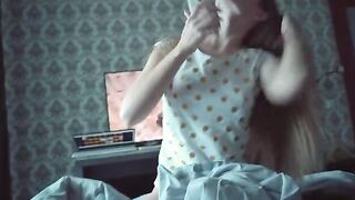 A phone call is not a hindrance to have a morning blowjob