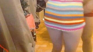 A cute schoolgirl fucked hard by her boyfriend on camera