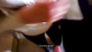 A couple has sex right at the house entrance while parents are home