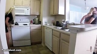 Hot step family action in a steamy Family Lust compilation