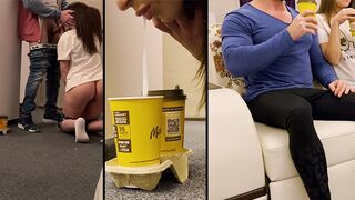 A wife ordered a pizza and got fucked by the delivery guy