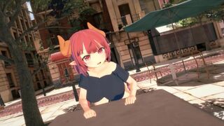 Hentai with Kobayashi, Iruru, Ilulu in 3D date