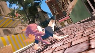 Hentai with Kobayashi, Iruru, Ilulu in 3D date
