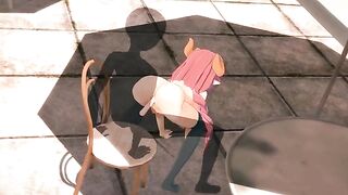 Hentai with Kobayashi, Iruru, Ilulu in 3D date
