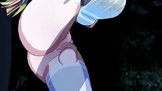 Shura Kirigakure in 3D anime style