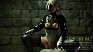 Nier Automata 2B compilation with sound from 2021