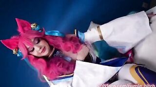 Spirit Blossom Ahri gets her pussy filled with cock