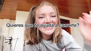 Babe Gringa fucks her ass for your pleasure in Spanish, a steamy JOI scene