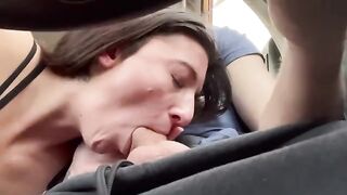 A couple have a road head on a real public road