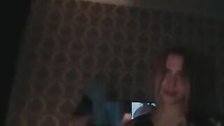Hot stepmom sucks her son’s cock after party
