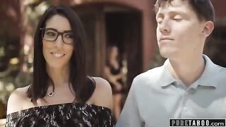 The sexy widow Natasha Nice seduced her neighbor with big dick