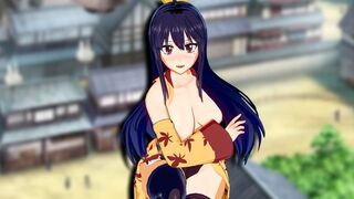 Homura Kougetsu’s black underwear scene from Edens Zero gets a 3D twist