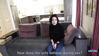 A hot realtor girl cheats on her husband with a client in a steamy 4K scene