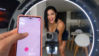 Public Masturbation Challenge with Martina Smith, part 2, right in the car!