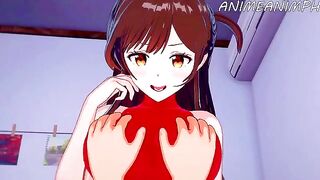 Rent a Girlfriend Chizuru Mizuhara Hentai - Get fucked hard by this hot babe - CreamPie Deluxe