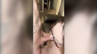 A wife fucked by a tattooed guy while her husband was at work