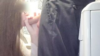 I didn't cheat, just sucked his dick in the bathroom!