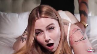 PAWG Gracie Squirts, the tattooed chubby girl from Florida, gets her asshole gapped