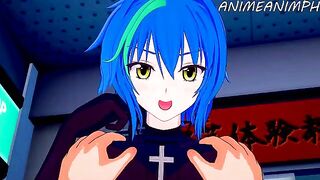 High School DxD Xenovia Quarta Hentai - The second part of the passionate story
