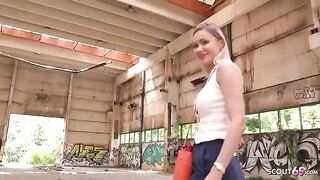 Verena Maxima, with huge boobs, gets fucked on the street by Public Agent