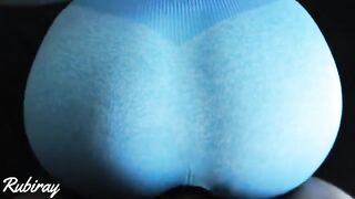 I was fucked on the couch in doggy, my ripped yoga pants completely soaked