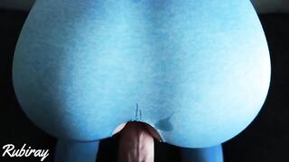 I was fucked on the couch in doggy, my ripped yoga pants completely soaked