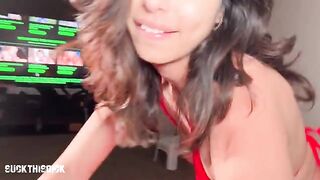Cute teen Latina Reina Rae gets fucked hard and face fucked
