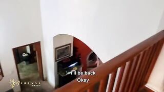 Mariana Martix has sex with her step-brothers while chatting with them