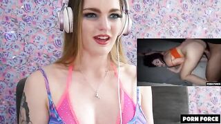 Carly Rae Summers reacts to rough sex compilation