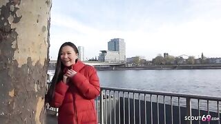 First time rimming and porn with Asia College Girl Luna I, a raw encounter