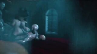 Hentai 3D uncensored Full Moon 2 Gangbang, intense celeb action awaits