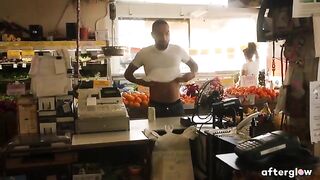 Mickey Mod and pregnant Maxine Holloway have passionate public sex