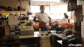 Mickey Mod and pregnant Maxine Holloway have passionate public sex