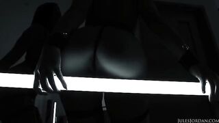 Adriana Chechik enters the anal sex chamber, showcasing her fearless approach to intense scenes