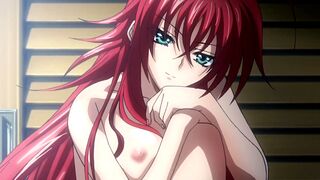 Rias greets her new servant with a strict and intimate encounter