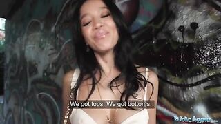 Public Agent Asia Vargas gets fucked outdoors for cash in HD