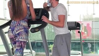 Colombian girl with bubble butt gets picked up at the gym for sex