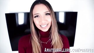The pretty girl Kimora Quin likes to feel a cock in her throat