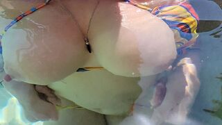 Step sister masturbating in the hot tub, getting caught and more