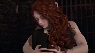 Harry Potter and Hermione Granger get down and dirty on the third floor