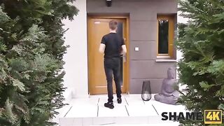 A hot Czech MILF has an unexpected encounter with her neighbor