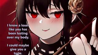 Yor wants to know some intimate details. Very much so
