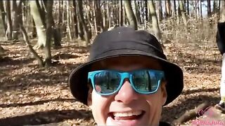 A day with Kleomodel ended with a group sex in woods
