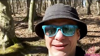 A day with Kleomodel ended with a group sex in woods