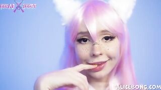 Cosplay anime Neko Dirty anal fucked by a big cock, cum inside