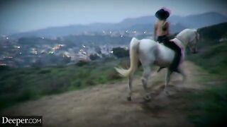 Kinky threesome with Cowgirl Kenna and Anna Claire on Deeper